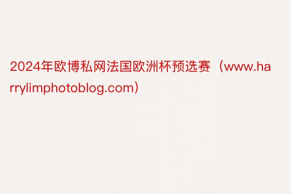 2024年欧博私网法国欧洲杯预选赛（www.harrylimphotoblog.com）